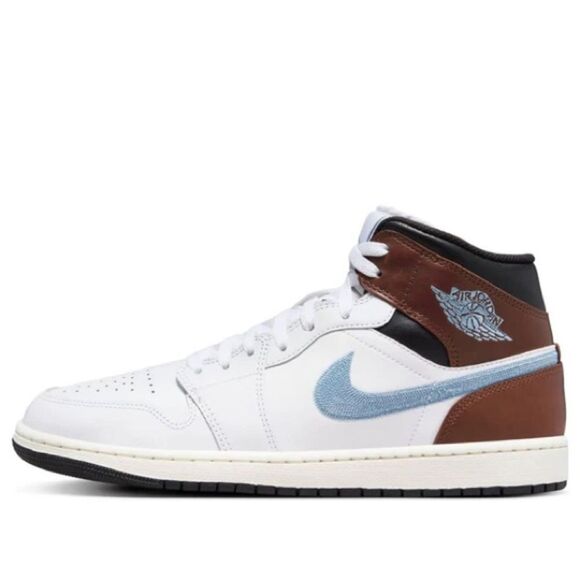 New Air Jordan 1 Mid SE 'Brown Blue Grey' FQ7831-142 Men’s Size 11 - Picture 1 of 6